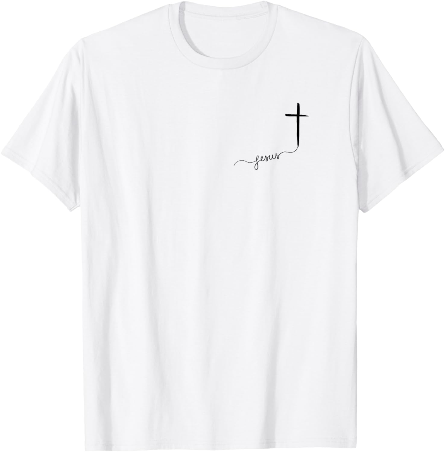 Jésus avec croix chrétienne T-Shirt